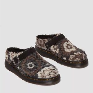 DOC ISHAM CROCHET WOOL SUEDE MULES LIKE NEW $150 MSRP LIMITED EDITION
